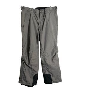 L.L. Bean Snow Ski Wind Pants Gray Black Size Men’s XXL